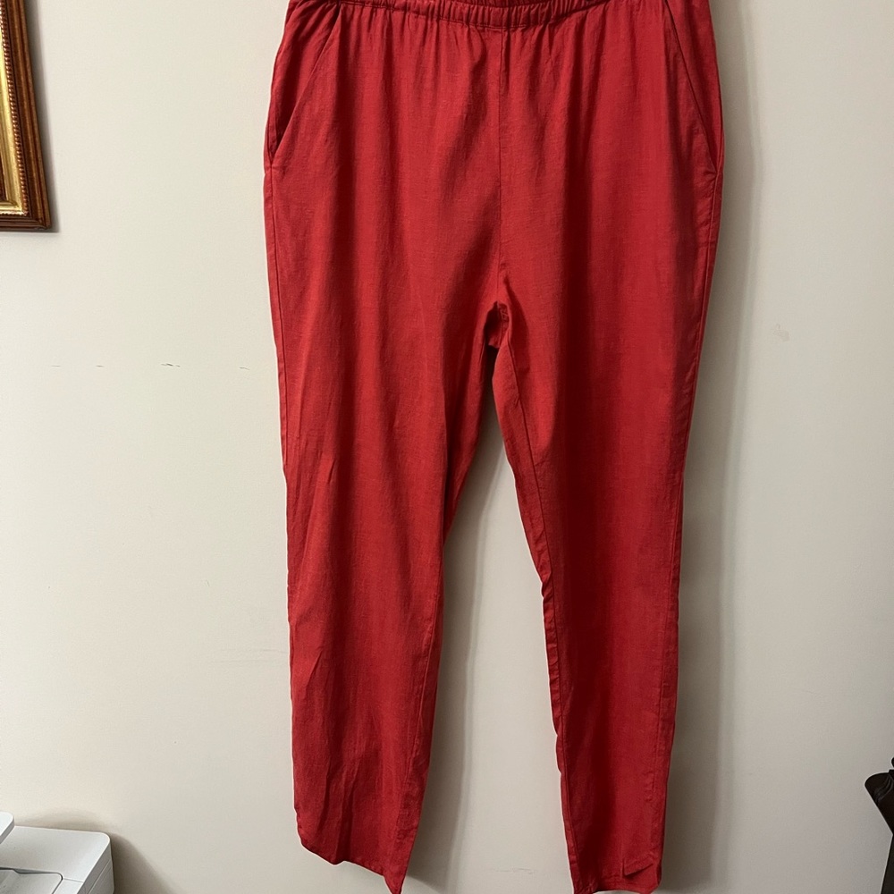 ALLISON PANT , CHERRY RED , SIZE L